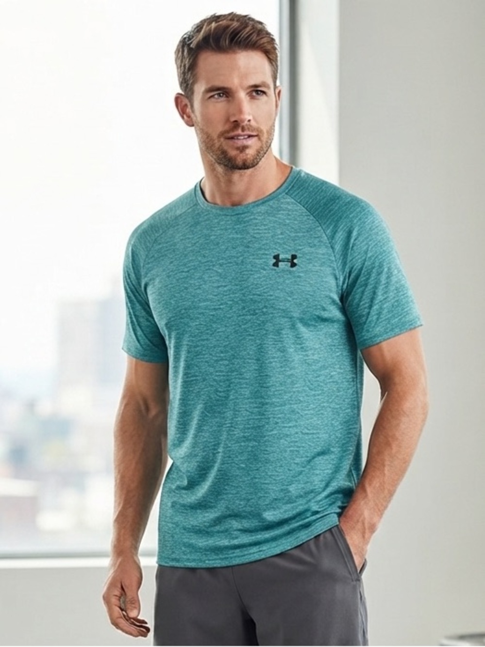 Under Armour Teal Short Sleeve Performance Tee